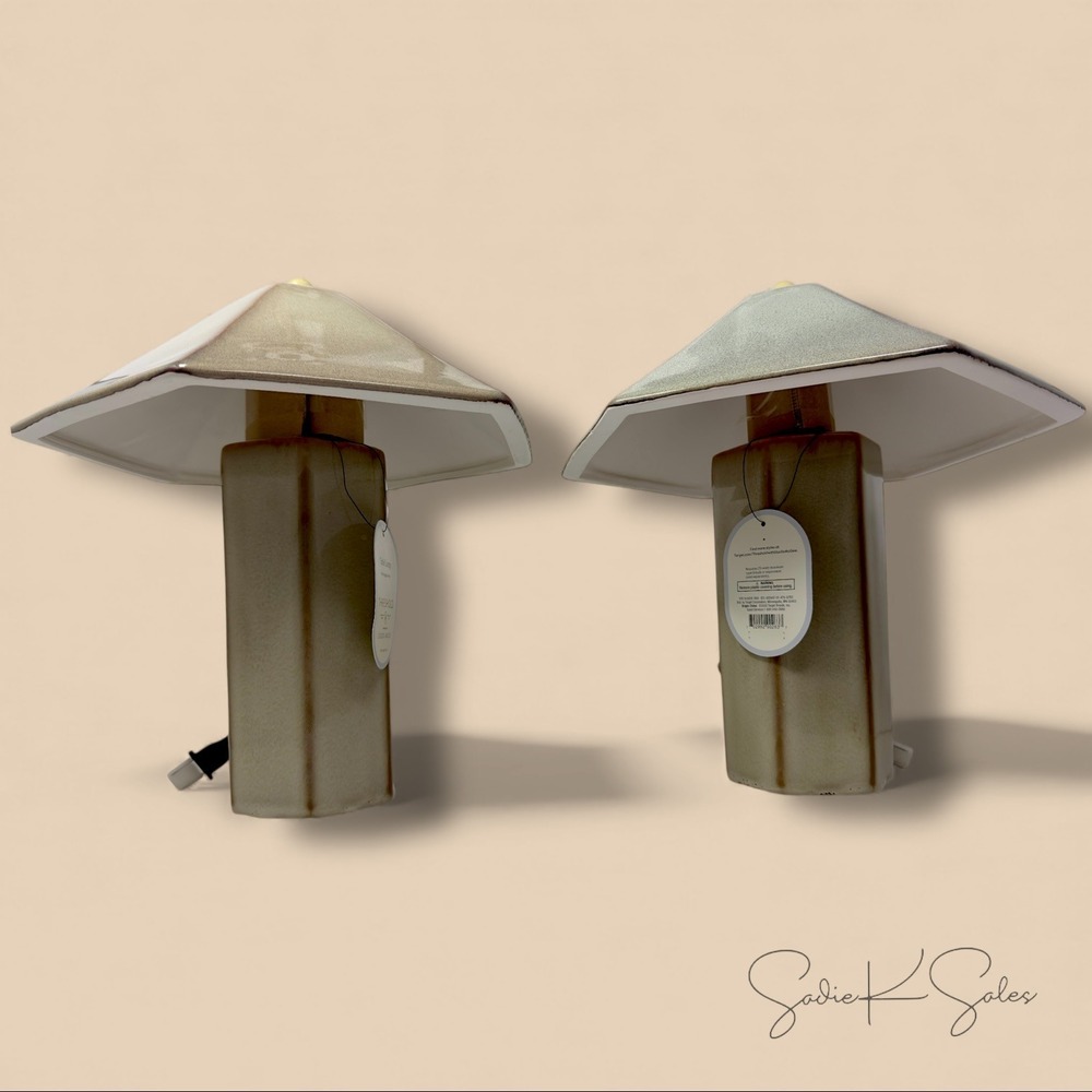 Double Ceramic‎ Table Lamp Tan  – Threshold Studio McGee, Target Spring 2026 - Picture 8 of 10